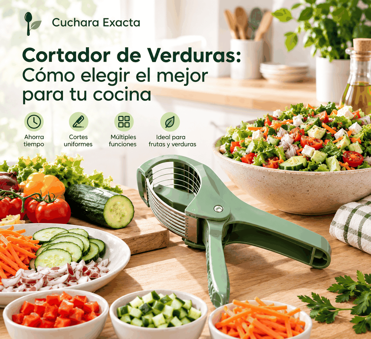 Cortador de Verduras: Cómo Elegir el Mejor para tu Cocina